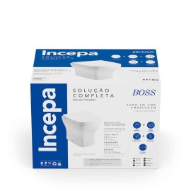 Kit De Bacia Convencional E Itens De Instalação Boss 1897270011100