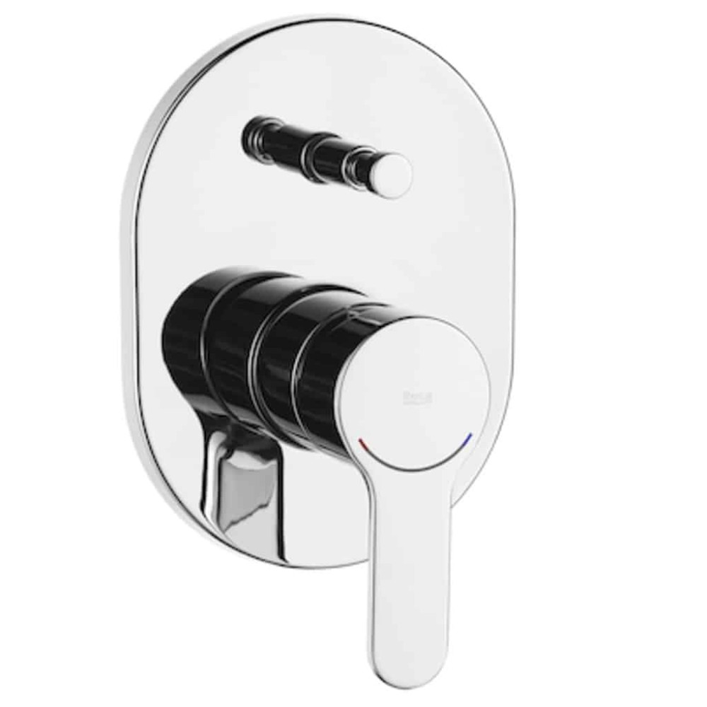 Monocomando Banheira e Chuveiro L20 Base Mais Desviador Cromado A5A0609C0C Roca