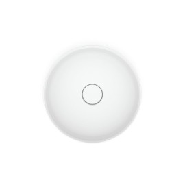 Cuba Apoio Redonda 390mm Sem Mesa T2 Terra Branco Brilhante A32787N000 Roca