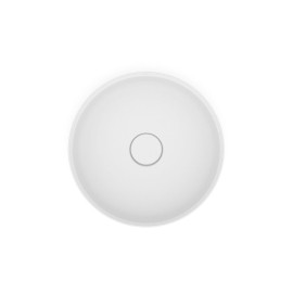 Cuba Apoio Redonda 390mm Sem Mesa T2 Terra Branco Matte A32787N620 Roca