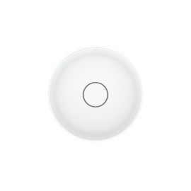 Cuba Apoio Redonda 300mm Sem Mesa T1 Terra Branco Brilhante A32787U000 Roca