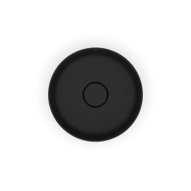 Cuba Apoio Redonda 300mm Sem Mesa T1 Terra Black Matte A32787U080 Roca