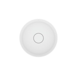 Cuba Apoio Redonda 300mm Sem Mesa T1 Terra Branco Matte A32787U620 Roca