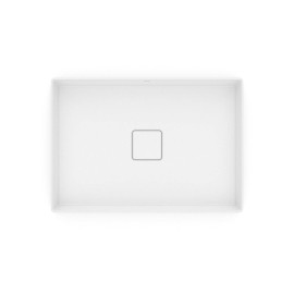 Cuba Apoio Retangular 510X360mm Sem Mesa T6 Terra Branco Matte A32787Z620 Roca