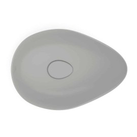 Cuba Apoio Oval 540X375mm Ruy Ohtake Stone A327A13078 Roca