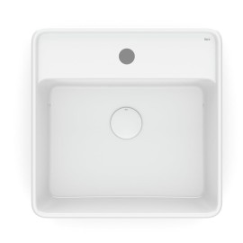 Cuba Apoio 420X420mm com Mesa Optica Cq42 Branca Brilhante A327B10000 Roca