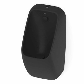 Mictório Rimless Com Entrada Superior Proton Square Black Matte A3590JG08B