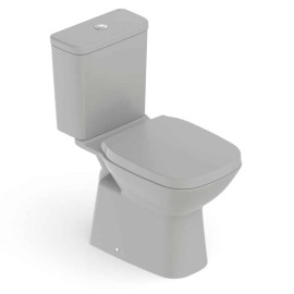 Kit Bacia Caixa Acoplada Completo Assento Termofixo Debba Classic Stone C329723017