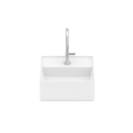 Cuba Apoio 300X300 Com Mesa T7 Terra Branco Matte A32787X620 Roca