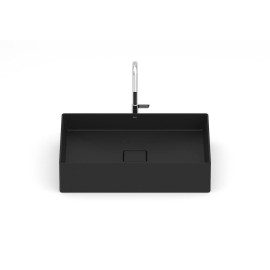 Cuba Apoio Retangular 510X360mm Sem Mesa T6 Terra Black Matte A32787Z080 Roca