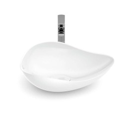 Cuba Apoio Oval 540X375mm Ruy Ohtake Branco Brilhante A327A13000 Roca