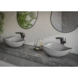 Cuba Apoio Oval 540X375mm Ruy Ohtake Stone A327A13078 Roca