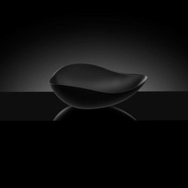 Cuba Apoio Oval 540X375mm Ruy Ohtake Black Matte A327A13088 Roca