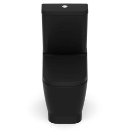 Kit Bacia Com Caixa acoplado Completo Assento Termofixo Fechamento Suave Gap Black Matte C323723008
