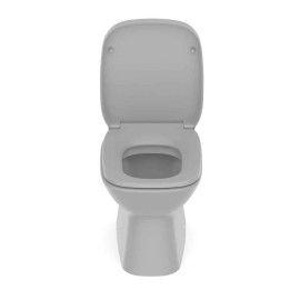 Kit Bacia Convencional Completo Assento Termofixo Debba Classic Stone C329727013