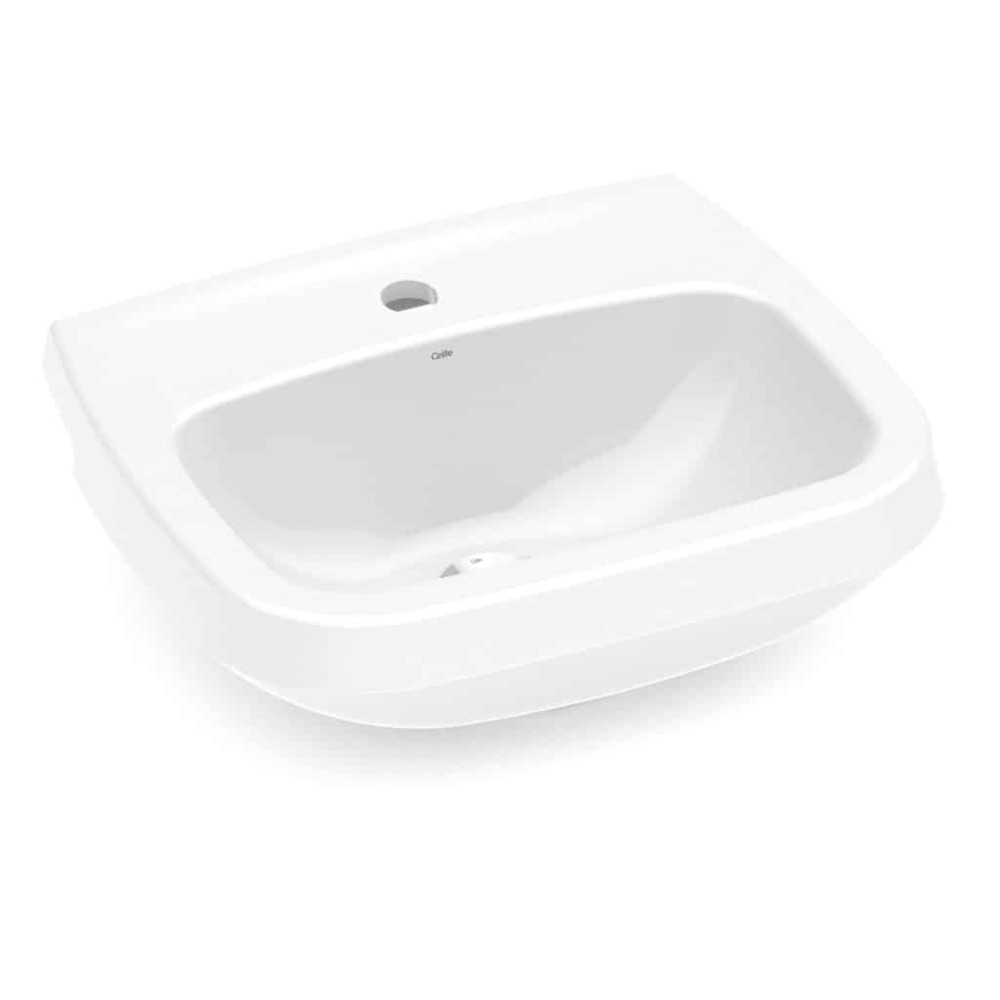 Lavatório Para Coluna 495X410 Com Furo Central Sem Ladrão City 1200010011300