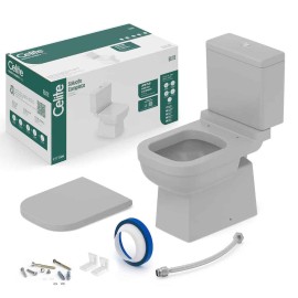 Kit De Bacia Com Caixa, Assento Termofixo E Complementos De Instalação Elite 1747230070300