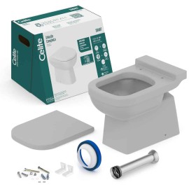 Kit De Bacia Convencional, Assento Termofixo E Complementos De Instalação Elite 1747270070300