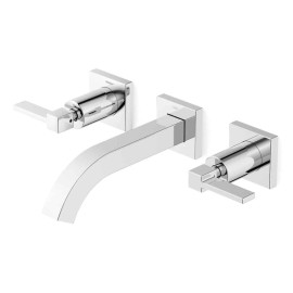 Misturador Para Lavatório De Parede Com Válvula De Escoamento Elite B5001C8CRB