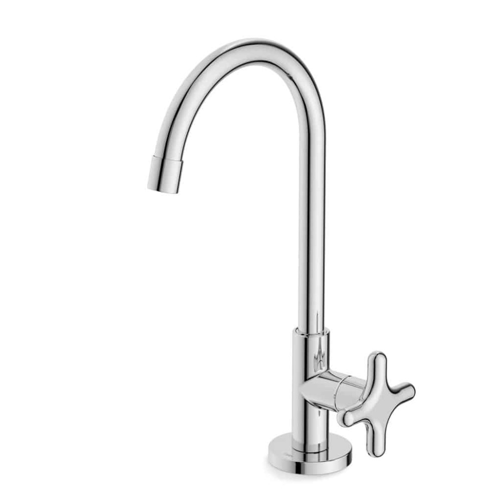 Torneira Para Lavatório De Mesa Bica Alta Cross B5001F6CRB