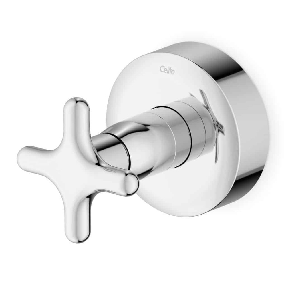 Acabamento De Registro Para Base Celite De 1.1/4 E 1.1/2" Cross B5018F6CR0