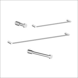 Kit De Acessórios 4 Peças Flow Cromado B5038F3CR0