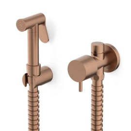 Ducha Higiênica Com Derivação Basic Rose Gold Matte B5042C7R2B