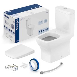 Kit De Bacia Com Caixa Acoplada E Itens De Instalação Boss 1897230010100