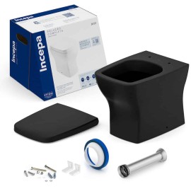 Kit De Bacia Convencional Com Assento Termofixo E Itens De Instalação Boss 1897270080108