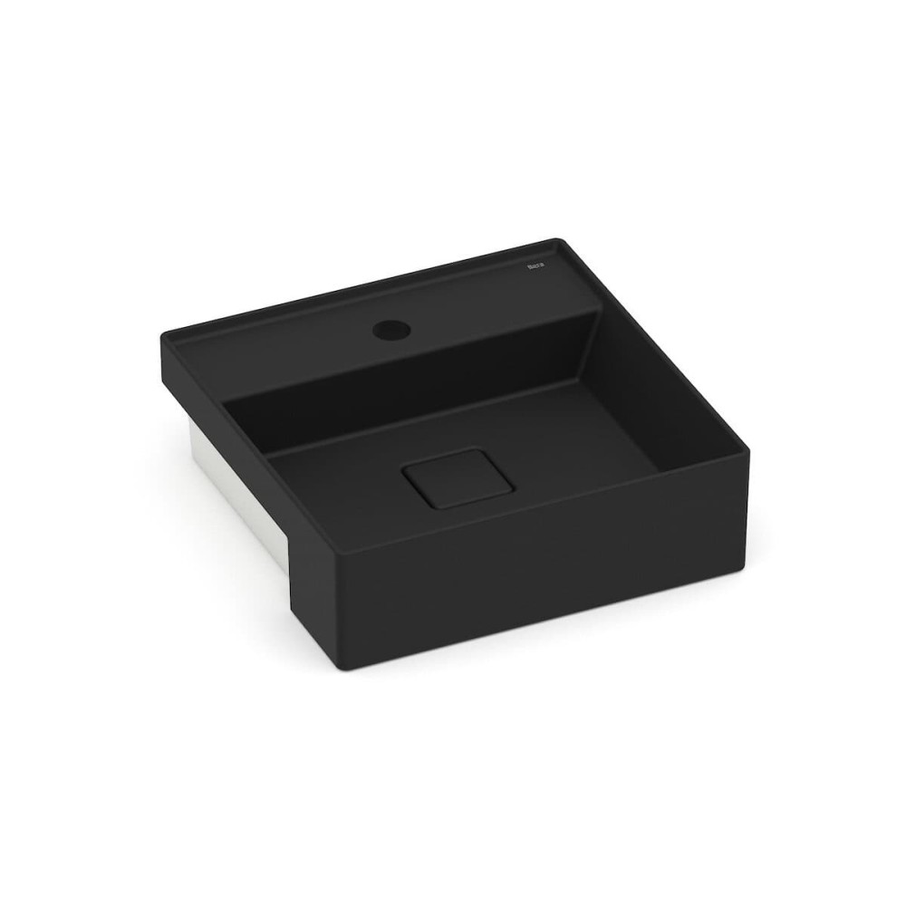 Cuba Semi Encaixe 400X400mm Com Mesa T10 Terra Black Matte A32722P080 Roca