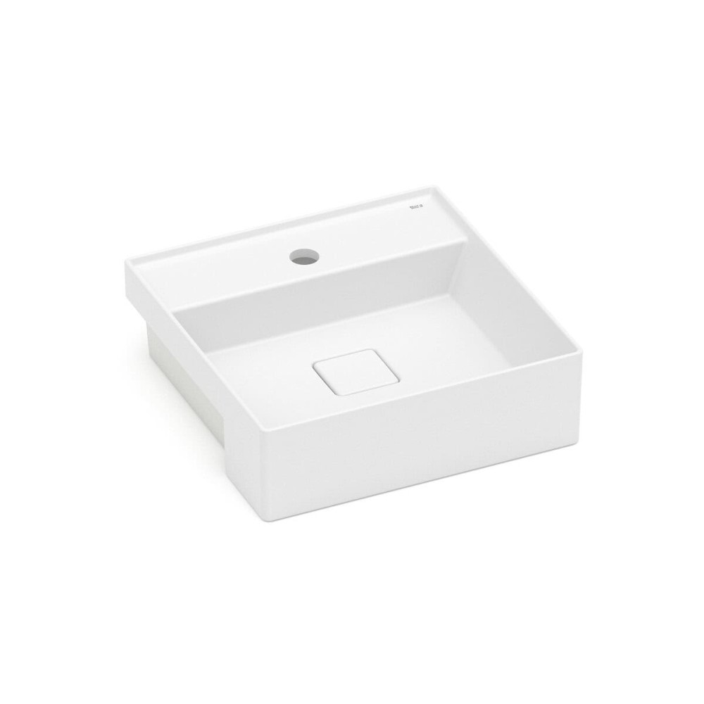 Cuba Semi Encaixe 400X400mm Com Mesa T10 Terra Branco Matte A32722P620 Roca