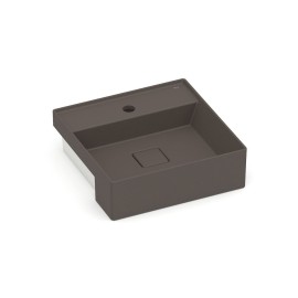 Cuba Semi Encaixe 400X400mm Com Mesa T10 Terra Café A32722P660 Roca