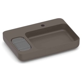 Cuba Apoio com Válvula Oculta 7/8" 600X420mm Infinity Café A327273668 Roca