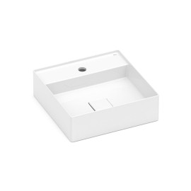 Cuba Apoio 400X400mm T9 Terra Branco Brilhante A32787T000 Roca