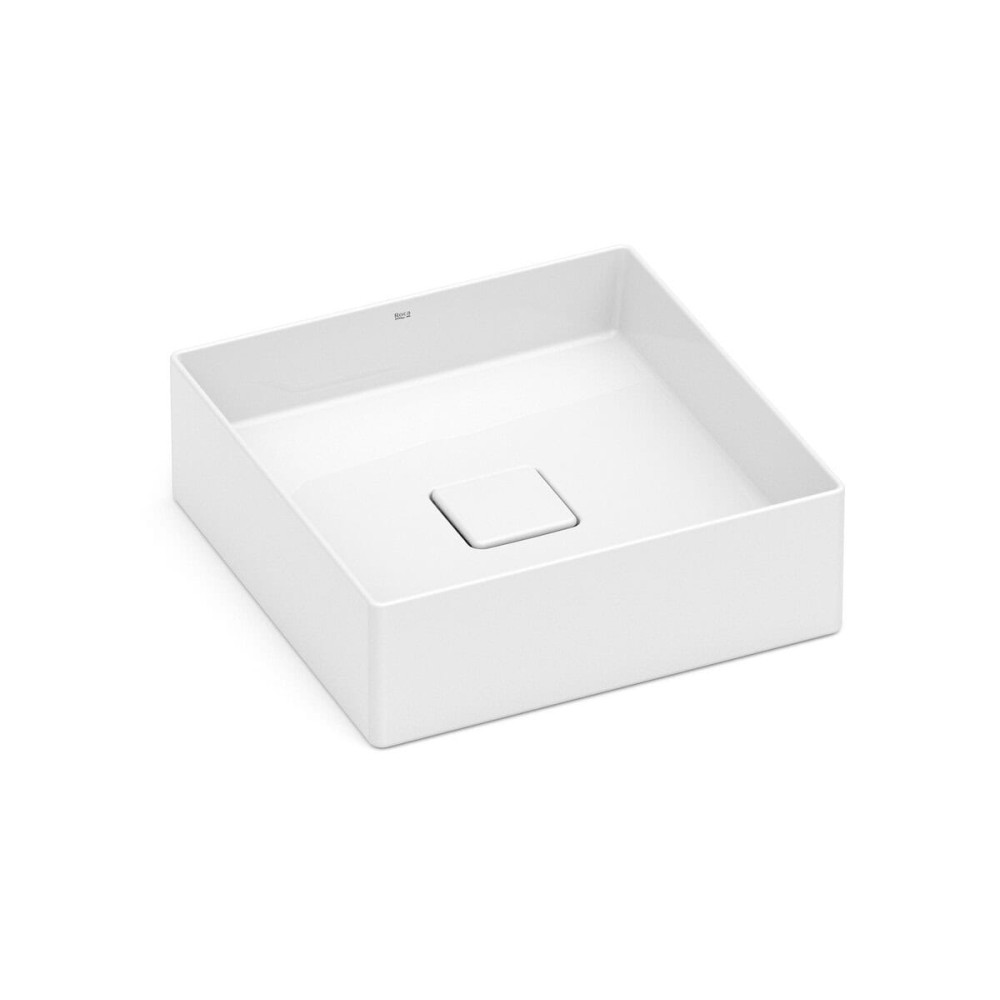 Cuba Apoio 350X350mm T4 Terra Branco Brilhante A32787V000 Roca