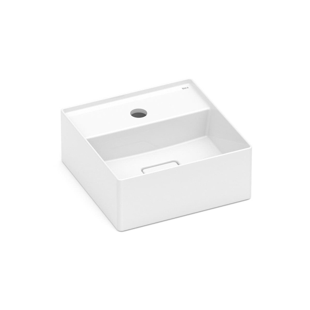 Cuba Apoio 300X300 Com Mesa T7 Terra Branco Brilhante A32787X000 Roca