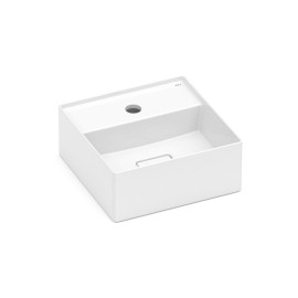 Cuba Apoio 300X300 Com Mesa T7 Terra Branco Brilhante A32787X000 Roca