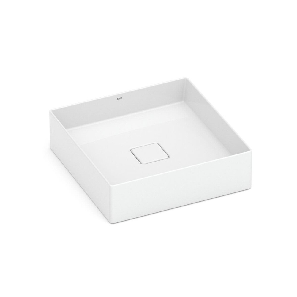 Cuba Apoio 400X400mm T5 Terra Branco Brilhante A32787Y000 Roca