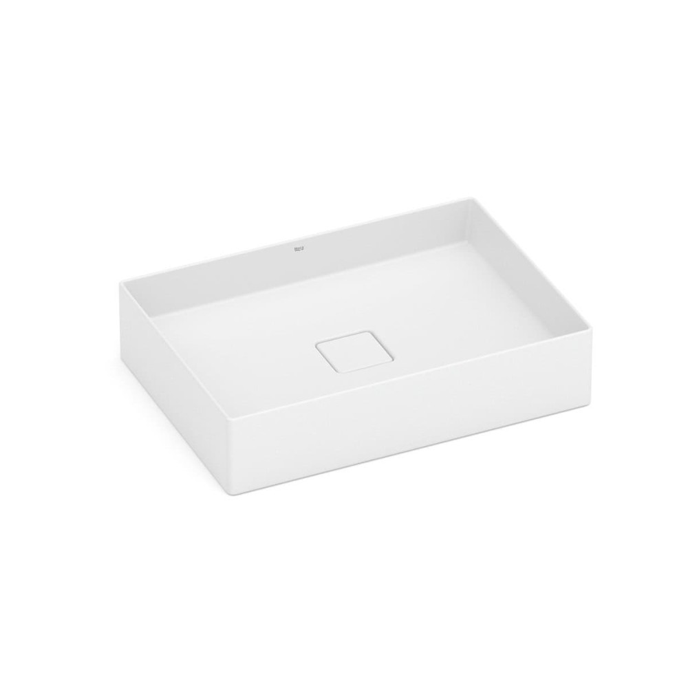 Cuba Apoio Retangular 510X360mm Sem Mesa T6 Terra Branco Matte A32787Z620 Roca