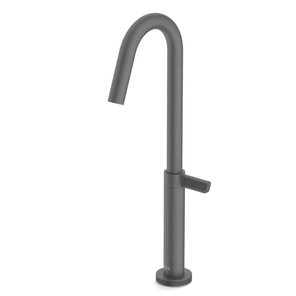 Torneira Para Lavatório De Mesa Bica Alta Logic Grafite Matte A5A3A2GNGC