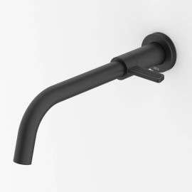 Torneira Para Lavatório De Parede Logic Preto Matte A5A472GNBC