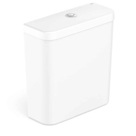 Caixa Acoplada de Duplo Acionamento Gap Branco Brilhante B341470001 Roca