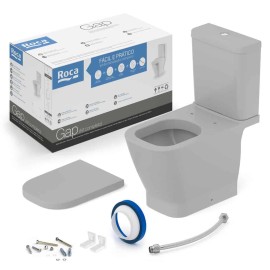 Kit Bacia Caixa Acoplada Itens De Instalação Gap Stone C323723017