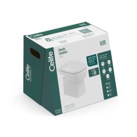 Kit De Bacia Convencional, Assento Termofixo E Complementos De Instalação Elite 1747270650300