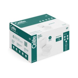 Kit De Bacia Rimless Com Caixa Acoplada 3/6L E Itens De Instalação Vip 1977230012300