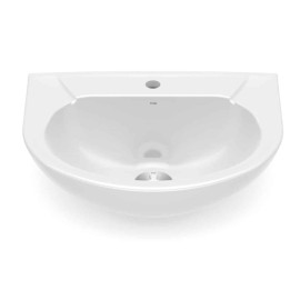 Lavatório Para Coluna 470X385 Furo Central Sem Ladrão Flamingo 1110070011100