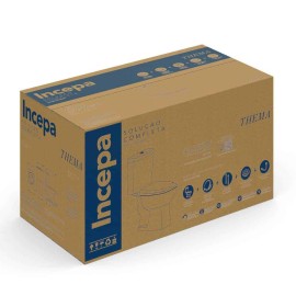 Kit De Bacia Com Caixa Acoplada E Itens De Instalação Thema 1257230010100