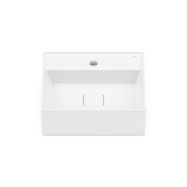 Cuba Semi Encaixe 400X400mm Com Mesa T10 Terra Branco Matte A32722P620 Roca