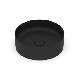 Cuba Apoio Redonda 390mm Sem Mesa T2 Terra Black Matte A32787N080 Roca