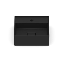 Cuba Apoio 350X350mm com Mesa T8 Terra Matte Black A32787W080 Roca